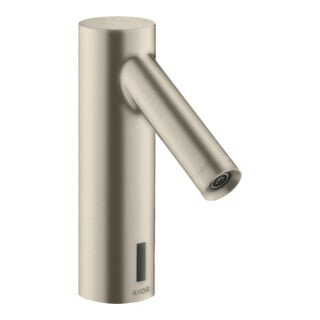 hansgrohe Mitigeur électronique de lavabo Axor Starck m Temp-préréglé, pile, nickel brossé