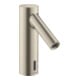hansgrohe Mitigeur électronique de lavabo Axor Starck m Temp-préréglé, pile, nickel brossé-1