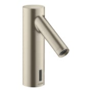 hansgrohe Mitigeur électronique de lavabo Axor Starck m Temp-préréglé, pile, nickel brossé