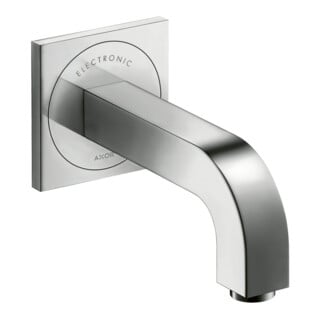 hansgrohe Mitigeur électronique lavabo Axor Citterio UP, bec 161 mm, optique acier inoxydable