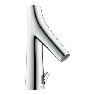 hansgrohe Mitigeur électronique pour lavabo Axor Starck Organic avec régulation température, à piles, chromé