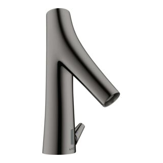 hansgrohe Mitigeur électronique pour lavabo Axor Starck Organic avec régulation température, raccord secteur, bleu poli