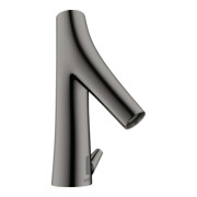 hansgrohe Mitigeur électronique pour lavabo Axor Starck Organic avec régulation température, raccord secteur, bleu poli