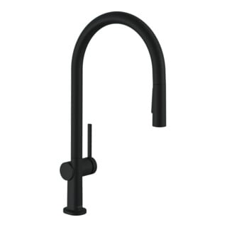 hansgrohe Mitigeur évier 210 Talis M54 avec douchette extractible, 2 jets, noir mat
