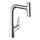 hansgrohe Mitigeur évier 220 Talis Select M51 avec douchette extractible, 1 jet, chrome-1