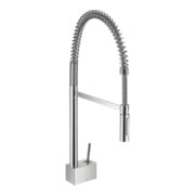 hansgrohe Mitigeur évier 240 Axor Starck SemiPr bec pivotant 360°, nickel brossé