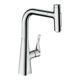 hansgrohe Mitigeur évier 240 Metris Select M71 avec douchette extractible, 2 jets, sBox, chrome-1