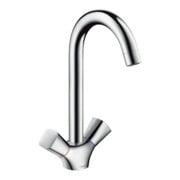 hansgrohe Mitigeur évier deux poignées 220 Logis M31 1jet, chrome-1