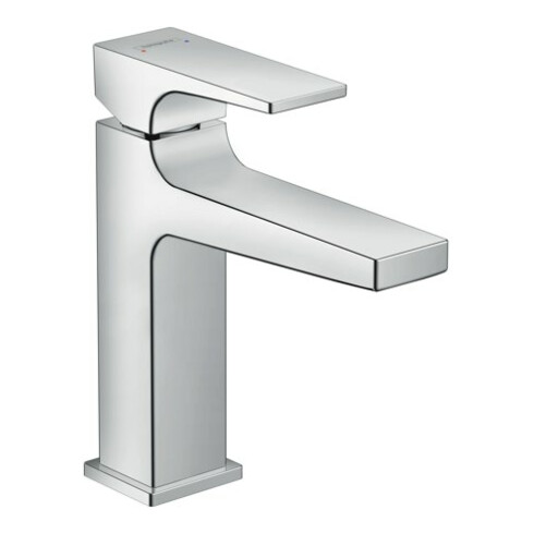hansgrohe Mitigeur lavabo 1 trou 110 Metropol m HG, poussoir, bec 135 mm, chromé
