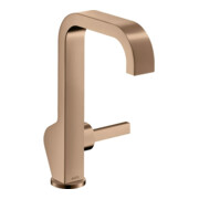 hansgrohe Mitigeur lavabo 1 trou 190 Axor Citterio A 160mm, avec poignée à broche, sans vidage, chromé