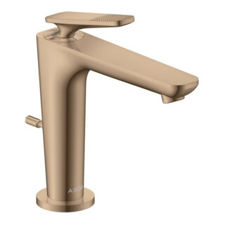 hansgrohe Mitigeur lavabo 125 Axor Citterio C CoolStart avec tirette Cubic cut PRG