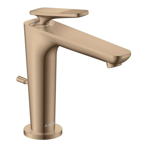 hansgrohe Mitigeur lavabo 125 Axor Citterio C CoolStart avec tirette Cubic cut PRG