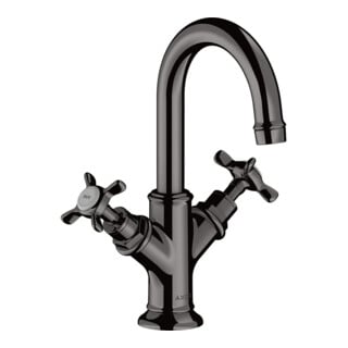 hansgrohe Mitigeur lavabo 2 poignées 160 Axor Montreux avec vidage, poli bleu