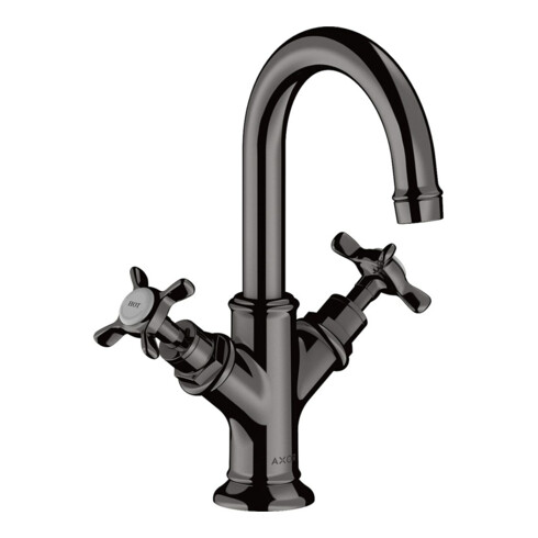 hansgrohe Mitigeur lavabo 2 poignées 160 Axor Montreux avec vidage, poli bleu