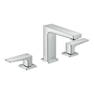 hansgrohe Mitigeur lavabo 3 trous 110 Metropol m HG, vidage poussoir, bec 132 mm, chromé