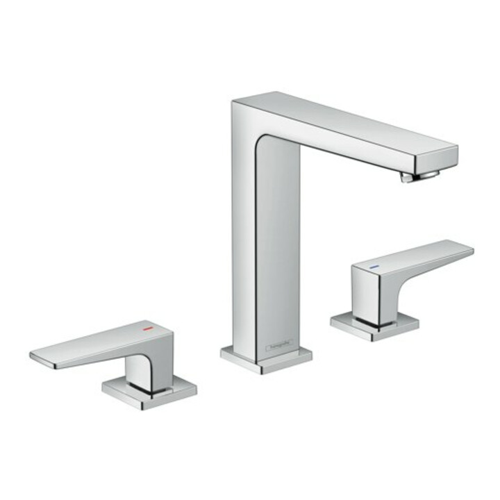 hansgrohe Mitigeur lavabo 3 trous 160 Metropol m HG, vidage poussoir, bec 152 mm, chromé