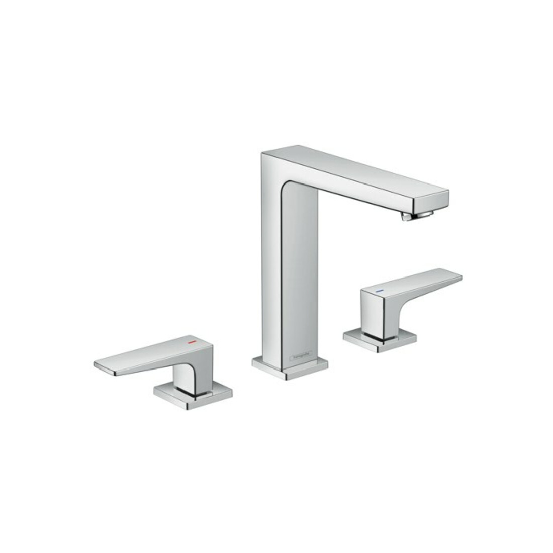 hansgrohe Mitigeur lavabo 3 trous 160 Metropol m HG, vidage poussoir, bec 152 mm, chromé