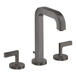 hansgrohe Mitigeur lavabo 3 trous 170 Axor Citterio avec A 140 mm, avec levier, tirette vidage, chrome, bec bas