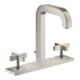 hansgrohe Mitigeur lavabo 3 trous 170 Axor Citterio avec A 140 mm, avec vidage, chrome, poli, ED-1