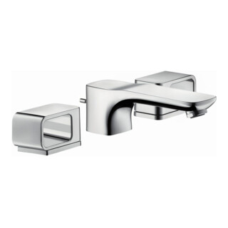 hansgrohe Mitigeur lavabo 3 trous 50 Axor Urquiola A 180 mm, avec vidage, rosace, chrome