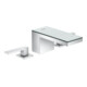 hansgrohe Mitigeur lavabo 3 trous 70 Axor MyEdition A 151 mm, avec vidage poussoir, avec plaque, chrome/verre miroir-1