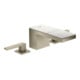 hansgrohe Mitigeur lavabo 3 trous 70 Axor MyEdition A 151 mm, avec vidage poussoir, sans plaque, nickel brossé