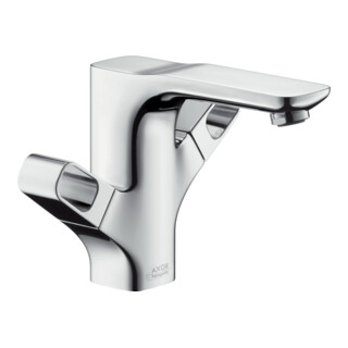 hansgrohe Mitigeur lavabo à deux poignées 120 Axor Urquiola, bec 139 mm, avec vidage, chrome