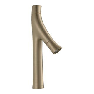 hansgrohe Mitigeur lavabo à deux poignées 170 Axor Starck Organic A 116 mm, sans garniture, nickel brossé