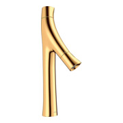 hansgrohe Mitigeur lavabo à deux poignées 170 Axor Starck Organic A 116mm, sans garniture, poli or optique