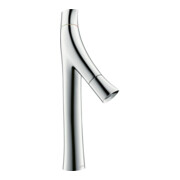 hansgrohe Mitigeur lavabo à deux poignées 170 Axor Starck Organic, bec 116 mm, vidage non verrouillable, chrome