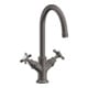 hansgrohe Mitigeur lavabo à deux poignées 210 Axor Montreux A 175 mm, chromé, avec tirette, bleu-1