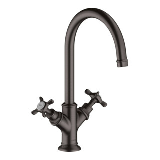 hansgrohe Mitigeur lavabo à deux poignées 210 Axor Montreux A 175mm, sans vidage, bleu