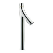 hansgrohe Mitigeur lavabo à deux poignées 240 Axor Starck Organic, bec 124 mm, garniture de vidage non verrouillable, chromé