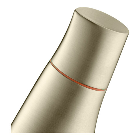 hansgrohe Mitigeur lavabo à deux poignées 80 Axor Starck Organic A 116 mm, sans garniture, nickel brossé