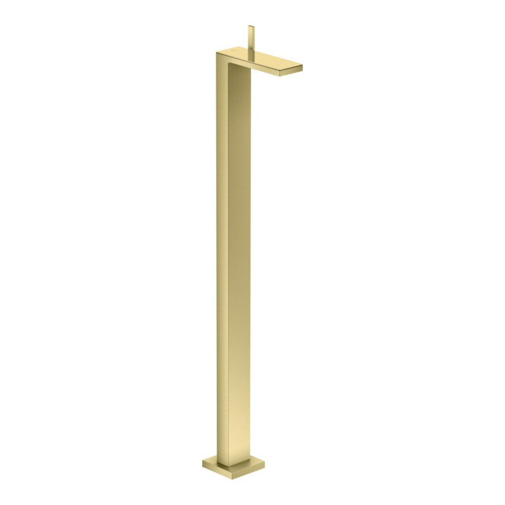 hansgrohe Mitigeur lavabo à levier unique Axor MyEdition au sol, avec vidage pop-up, sans plaque, brossé brun
