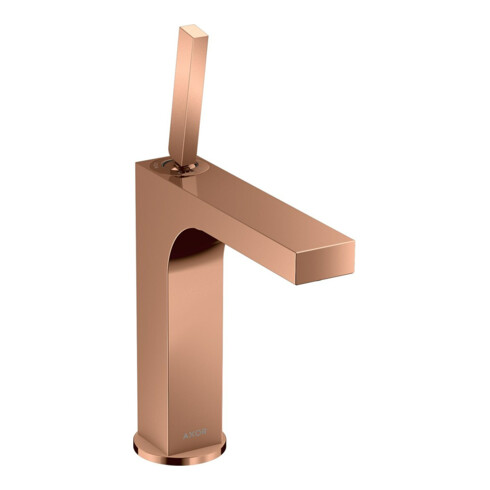 hansgrohe Mitigeur lavabo Axor Citterio 160 A 141mm, avec poignée à broche, sans vidage, chrome brillant