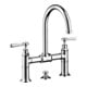 hansgrohe Mitigeur lavabo deux poignées 220 Axor Montreux A 175 mm, levier, tirette, chromé-1