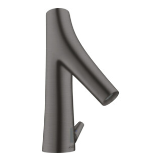 hansgrohe Mitigeur lavabo électronique Axor Starck Organic avec réglage temp., batt., bleu brossé
