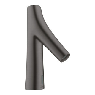 hansgrohe Mitigeur lavabo électronique Axor Starck Organic avec réglage temp., pile, bleu brossé