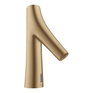 hansgrohe Mitigeur lavabo électronique Axor Starck Organic avec réglage temp. préréglé, néon, bronze brossé