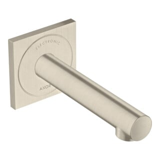 hansgrohe Mitigeur lavabo électronique Axor Uno UP, portée 161 mm, nickel brossé