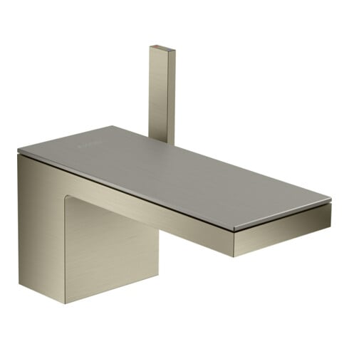 hansgrohe Mitigeur lavabo mono-commande 70 Axor MyEdition A 151 mm, avec vidage poussoir, sans plaque, nickel brossé