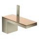 hansgrohe Mitigeur lavabo mono-commande 70 Axor MyEdition A 151 mm, avec vidage poussoir, sans plaque, nickel brossé-4
