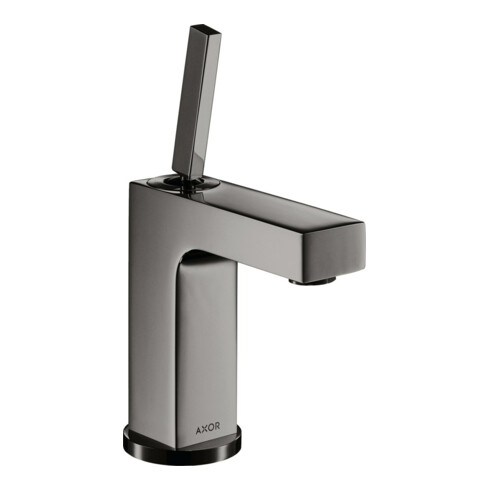 hansgrohe Mitigeur lavabo mono-commande Axor Citterio 110 A 104 mm, avec poignée à goupille, sans vidage, chromé brillant