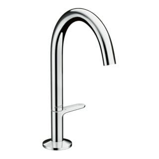 hansgrohe Mitigeur lavabo mono-commande Sel. 170 Axor One, bec 140 mm, avec vidage push-open, chrome
