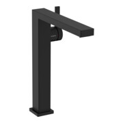 hansgrohe Mitigeur lavabo mono-commande Tecturis E A 197 mm, avec vidage push-open, mat noir
