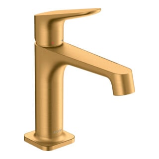 hansgrohe Mitigeur lavabo monocommande 100 Axor Citterio M A 128 mm, sans garniture, optique or brossé