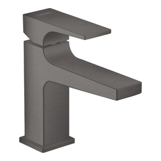 hansgrohe Mitigeur lavabo monocommande 100 Metropol m HG, poussoir op-évac, H 127 mm, brossé bleu vc