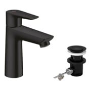 hansgrohe Mitigeur lavabo monocommande 110 Talis E CoolSt avec vidage à tirette, noir mat-2
