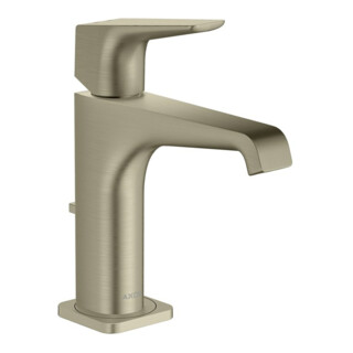 hansgrohe Mitigeur lavabo monocommande 130 Axor Citterio E A 143mm, avec tirette, brossé ni.